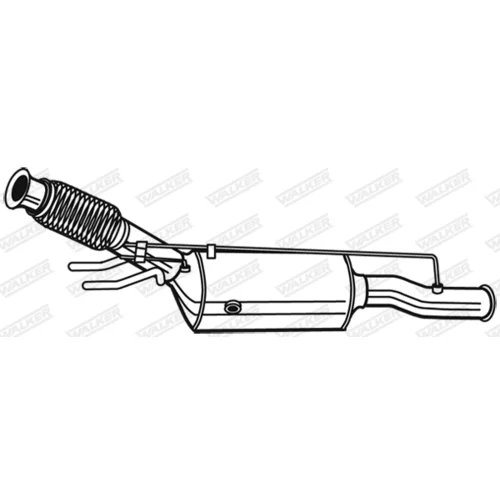 Filter sadzí/pevných častíc výfukového systému 93171 /WALKER/ - obr. 4