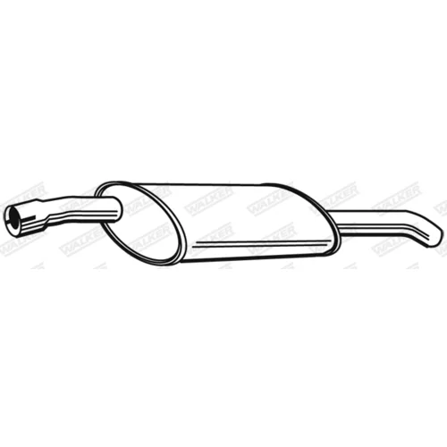 Koncový tlmič výfuku 07981 /WALKER/ - obr. 1