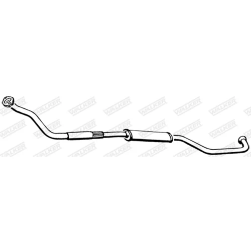 Predný tlmič výfuku WALKER 15431