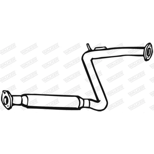 Stredný tlmič výfuku WALKER 17821