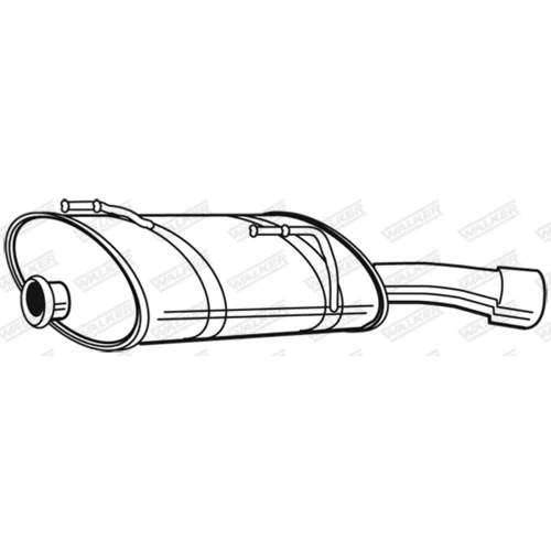 Koncový tlmič výfuku 21481 /WALKER/ - obr. 8