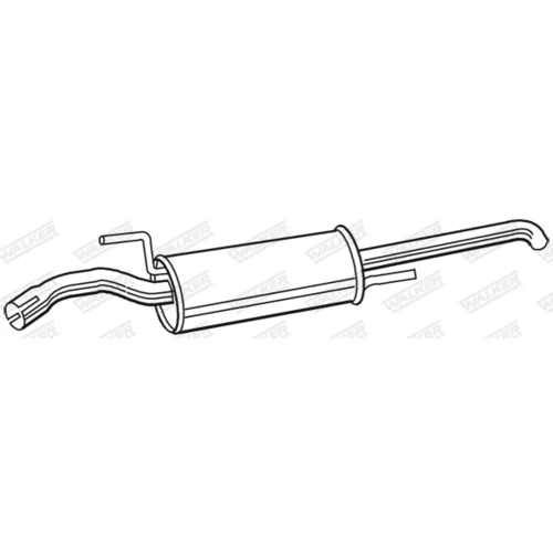 Koncový tlmič výfuku WALKER 22365