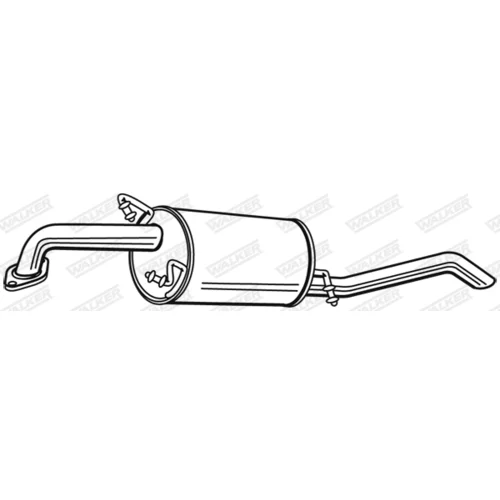 Koncový tlmič výfuku 22818 /WALKER/ - obr. 2