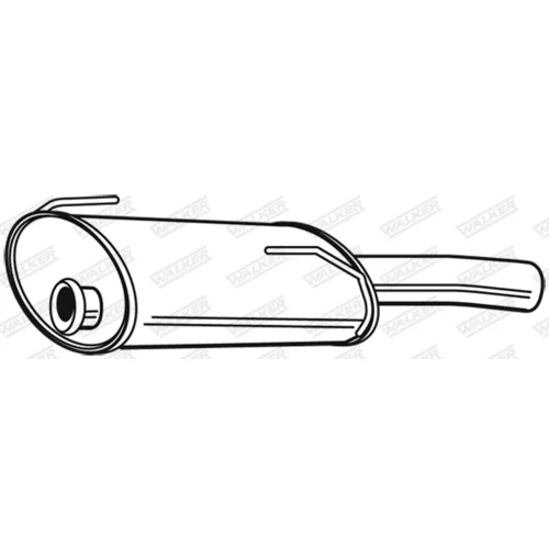 Koncový tlmič výfuku 23646 /WALKER/ - obr. 8