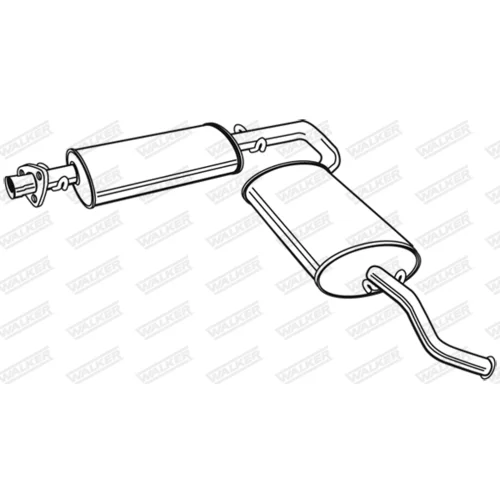 Koncový tlmič výfuku 23647 /WALKER/ - obr. 8
