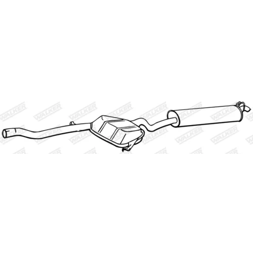 Koncový tlmič výfuku 70250 /WALKER/ - obr. 8