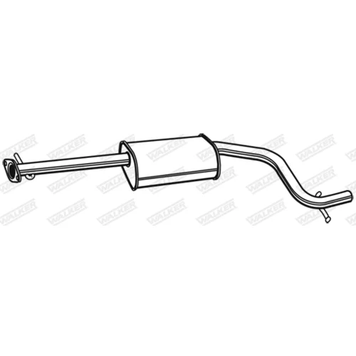 Stredný tlmič výfuku 71377 /WALKER/ - obr. 8