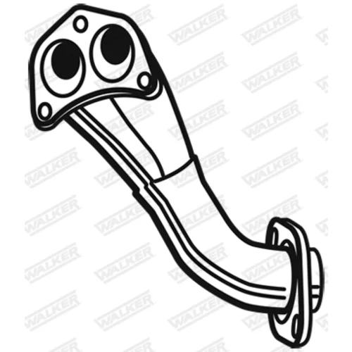 Výfukové potrubie WALKER 02984