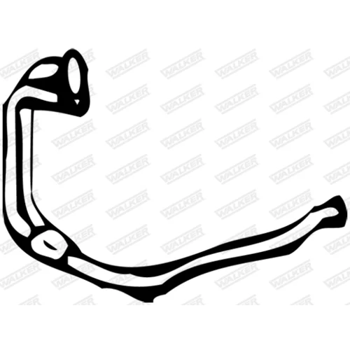 Výfukové potrubie WALKER 04483