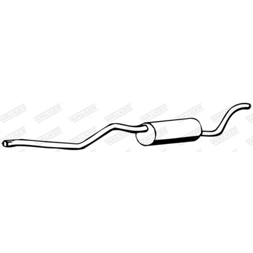 Koncový tlmič výfuku WALKER 09584