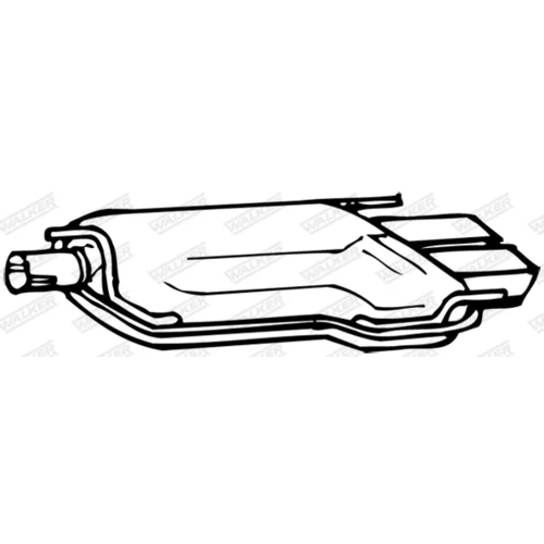 Koncový tlmič výfuku WALKER 17355