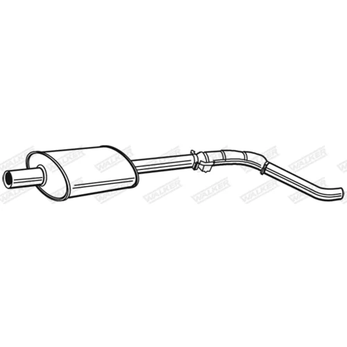 Stredný tlmič výfuku 22045 /WALKER/ - obr. 8