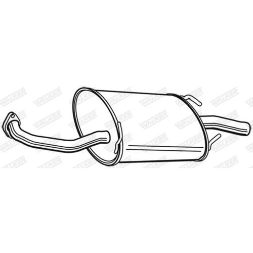 Koncový tlmič výfuku WALKER 22393