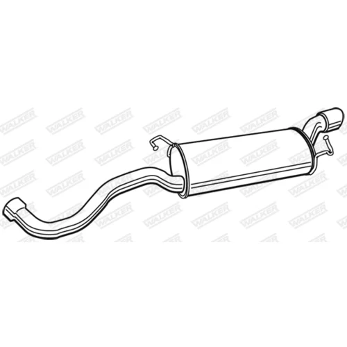 Koncový tlmič výfuku 22720 /WALKER/ - obr. 5