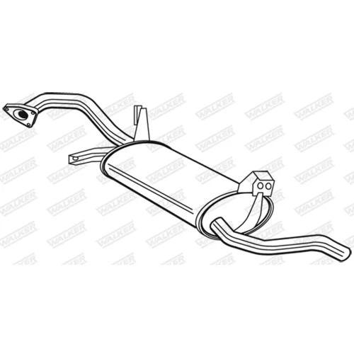 Koncový tlmič výfuku WALKER 22743