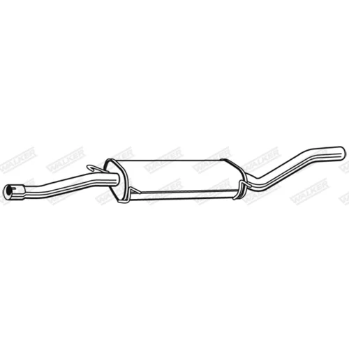 Stredný tlmič výfuku 23256 /WALKER/ - obr. 4