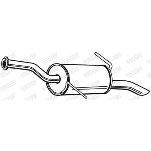 Koncový tlmič výfuku 23688 /WALKER/ - obr. 8