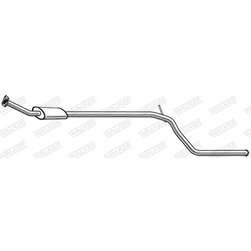 Stredný tlmič výfuku 23878 /WALKER/ - obr. 4