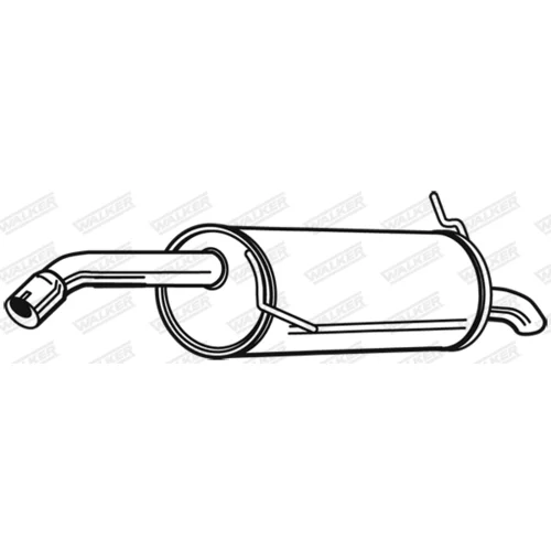 Koncový tlmič výfuku 23996 /WALKER/ - obr. 9