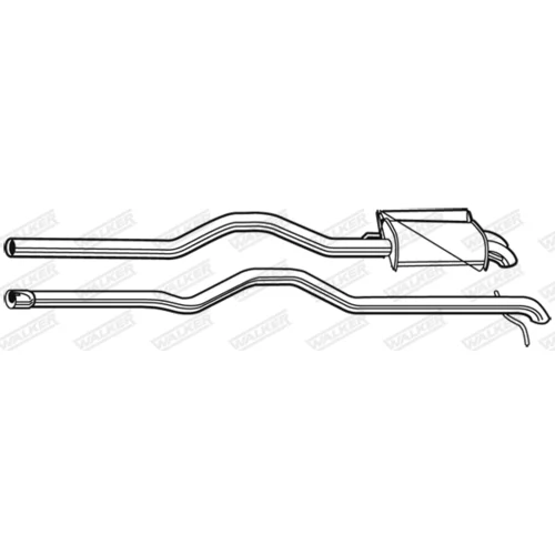Koncový tlmič výfuku 24108 /WALKER/ - obr. 3