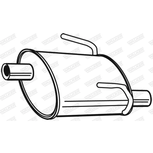 Koncový tlmič výfuku 24158 /WALKER/ - obr. 9