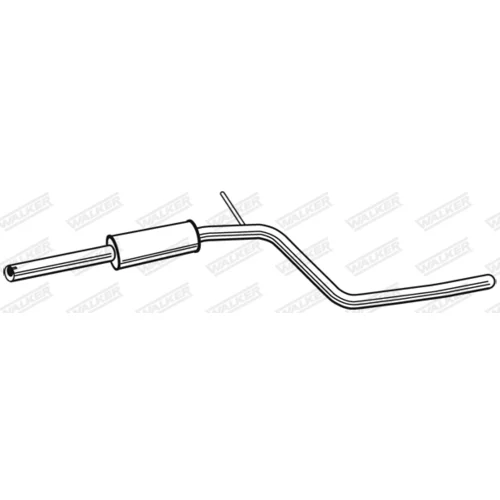 Stredný tlmič výfuku 24163 /WALKER/ - obr. 9