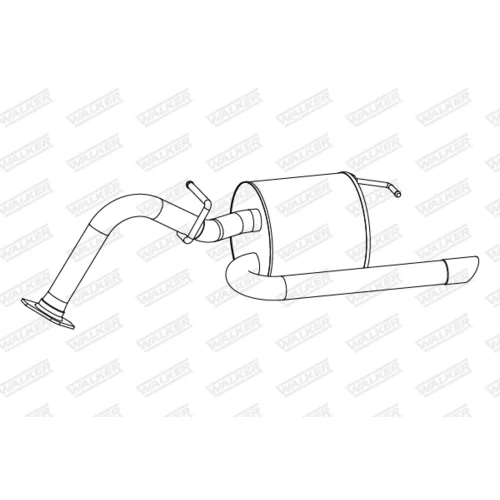 Koncový tlmič výfuku WALKER 24271