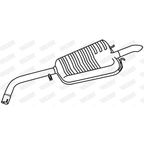 Koncový tlmič výfuku 70203 /WALKER/ - obr. 8