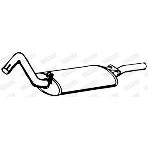 Koncový tlmič výfuku 13379 /WALKER/ - obr. 1