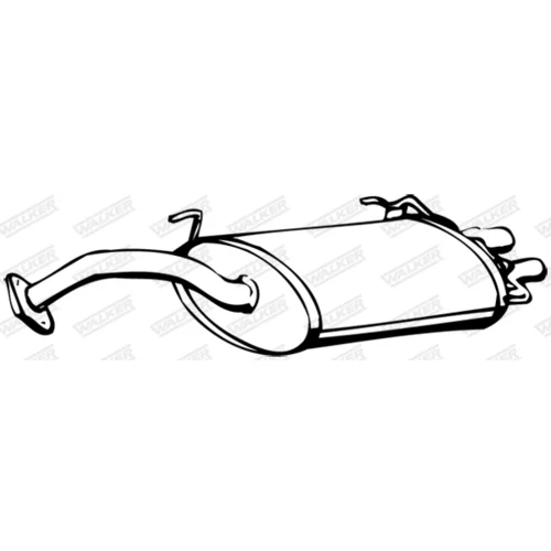 Koncový tlmič výfuku WALKER 14377