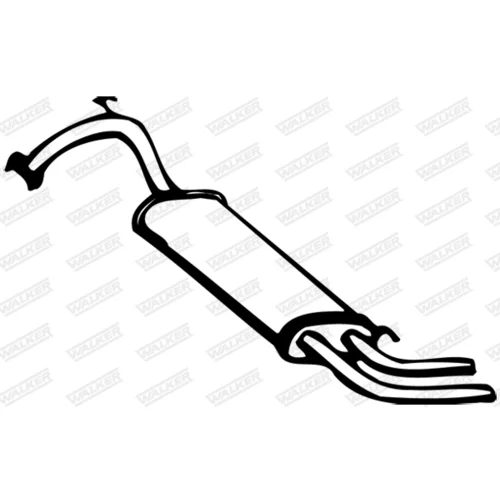 Koncový tlmič výfuku WALKER 14750