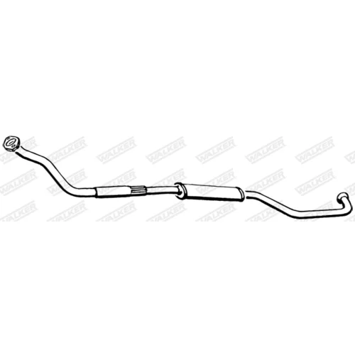 Predný tlmič výfuku WALKER 15435