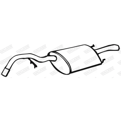 Koncový tlmič výfuku WALKER 19723
