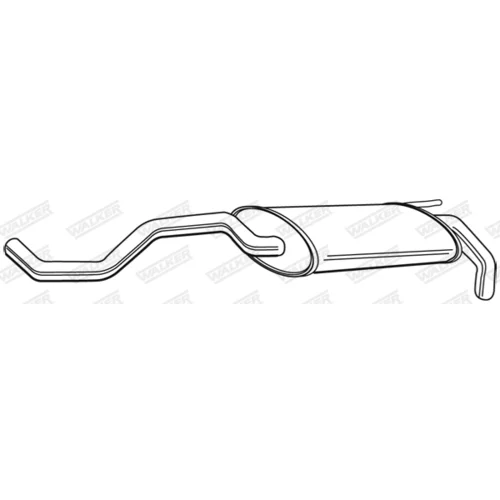 Koncový tlmič výfuku 22248 /WALKER/ - obr. 4