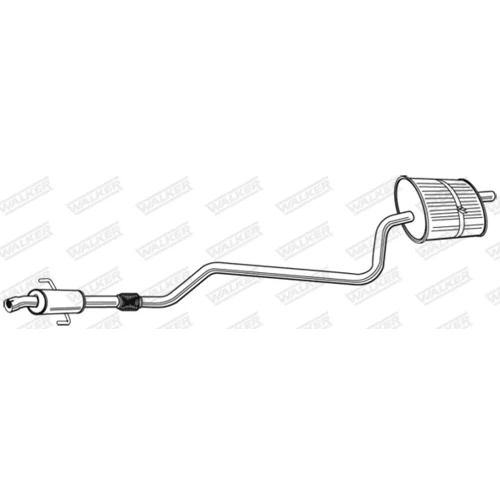 Koncový tlmič výfuku WALKER 22376