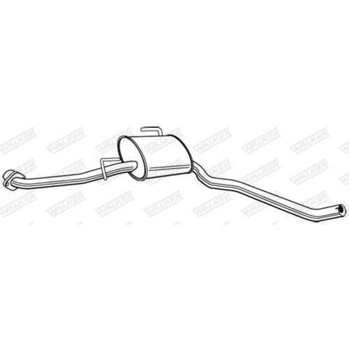 Stredný tlmič výfuku 22571 /WALKER/ - obr. 4