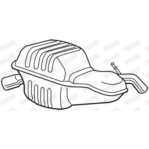 Koncový tlmič výfuku WALKER 22911