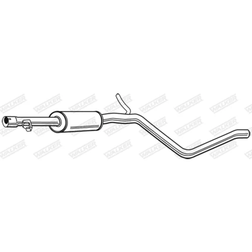 Stredný tlmič výfuku 22934 /WALKER/ - obr. 8