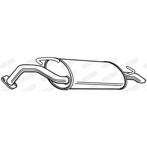 Koncový tlmič výfuku WALKER 23156