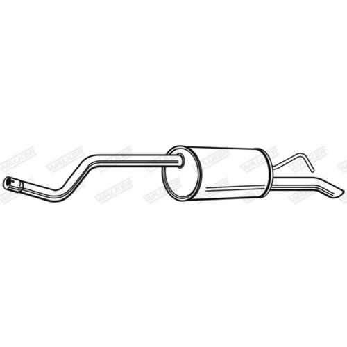 Koncový tlmič výfuku 24061 /WALKER/ - obr. 1