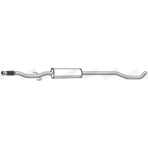 Stredný tlmič výfuku 24174 /WALKER/ - obr. 4