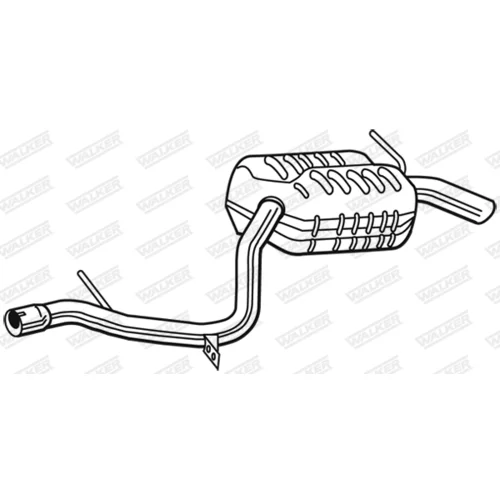 Koncový tlmič výfuku 25113 /WALKER/ - obr. 4