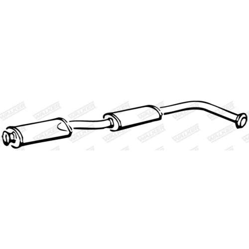 Stredný tlmič výfuku 70407 /WALKER/ - obr. 8