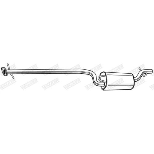Stredný tlmič výfuku 71381 /WALKER/ - obr. 8