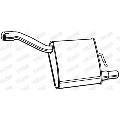 Koncový tlmič výfuku 71403 /WALKER/ - obr. 9