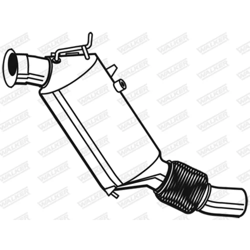Filter sadzí/pevných častíc výfukového systému 93190 /WALKER/ - obr. 4