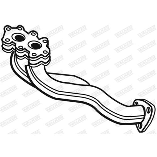 Výfukové potrubie WALKER 02957