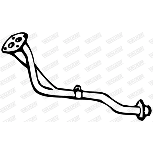 Výfukové potrubie WALKER 04691