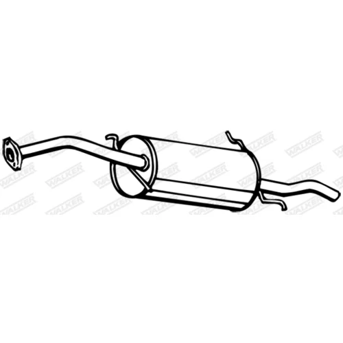 Koncový tlmič výfuku 15040 /WALKER/ - obr. 9