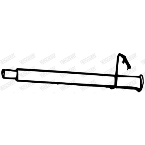 Výfukové potrubie WALKER 17747